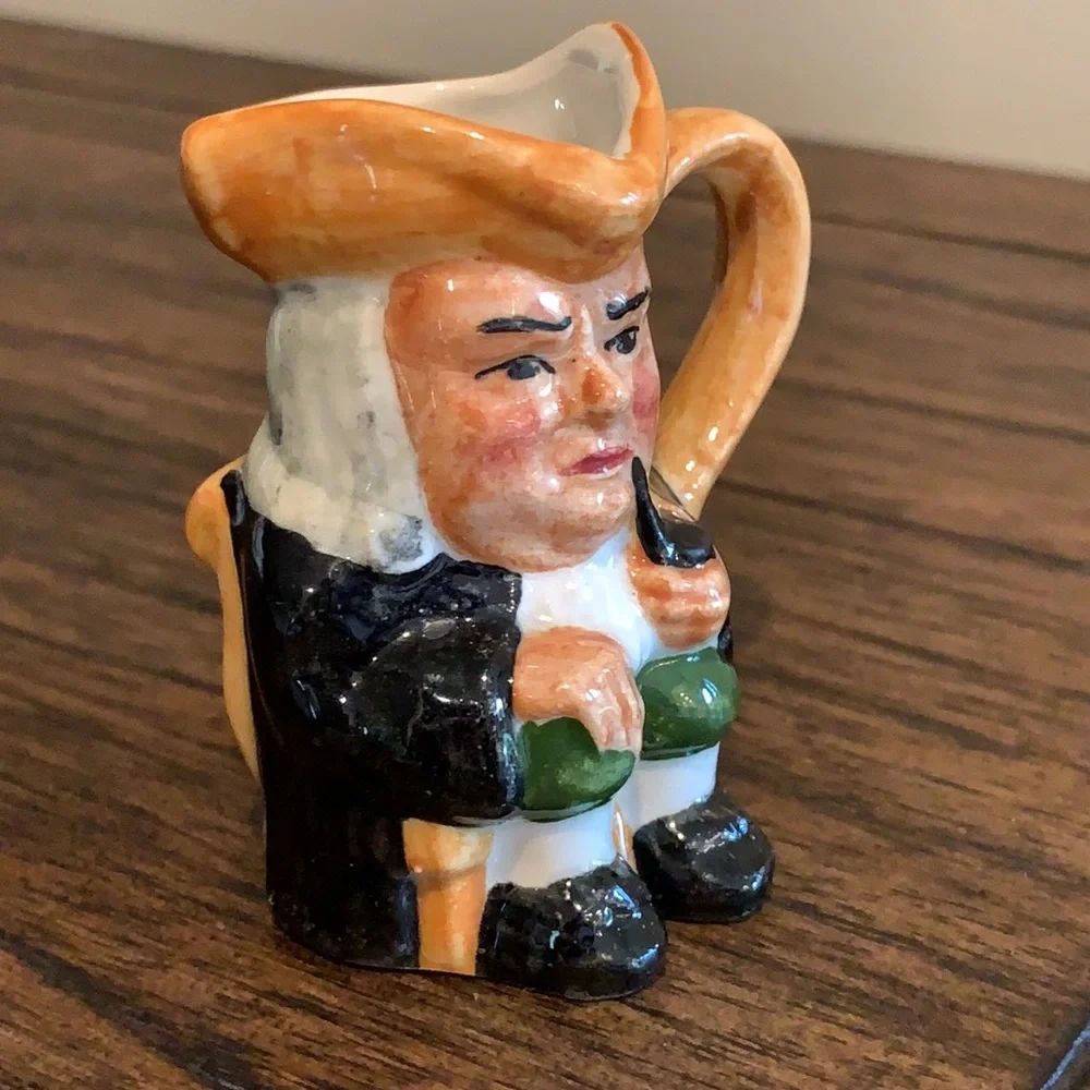 Vintage Antone England Mini Toby Pitcher